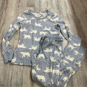 Hanna Andersson Snowy Polar Bear Pajama Set
